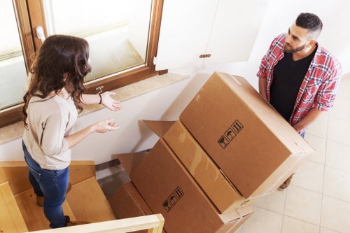 Clean indoor furniture storage space in Oldford